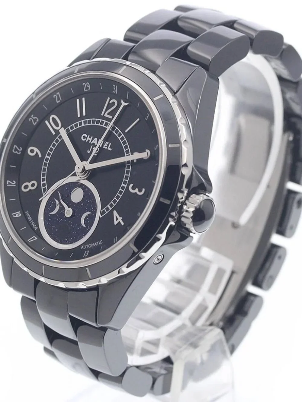 CHANEL J12 H3406 Moon phase black Dial Automatic Men's Watch_963365